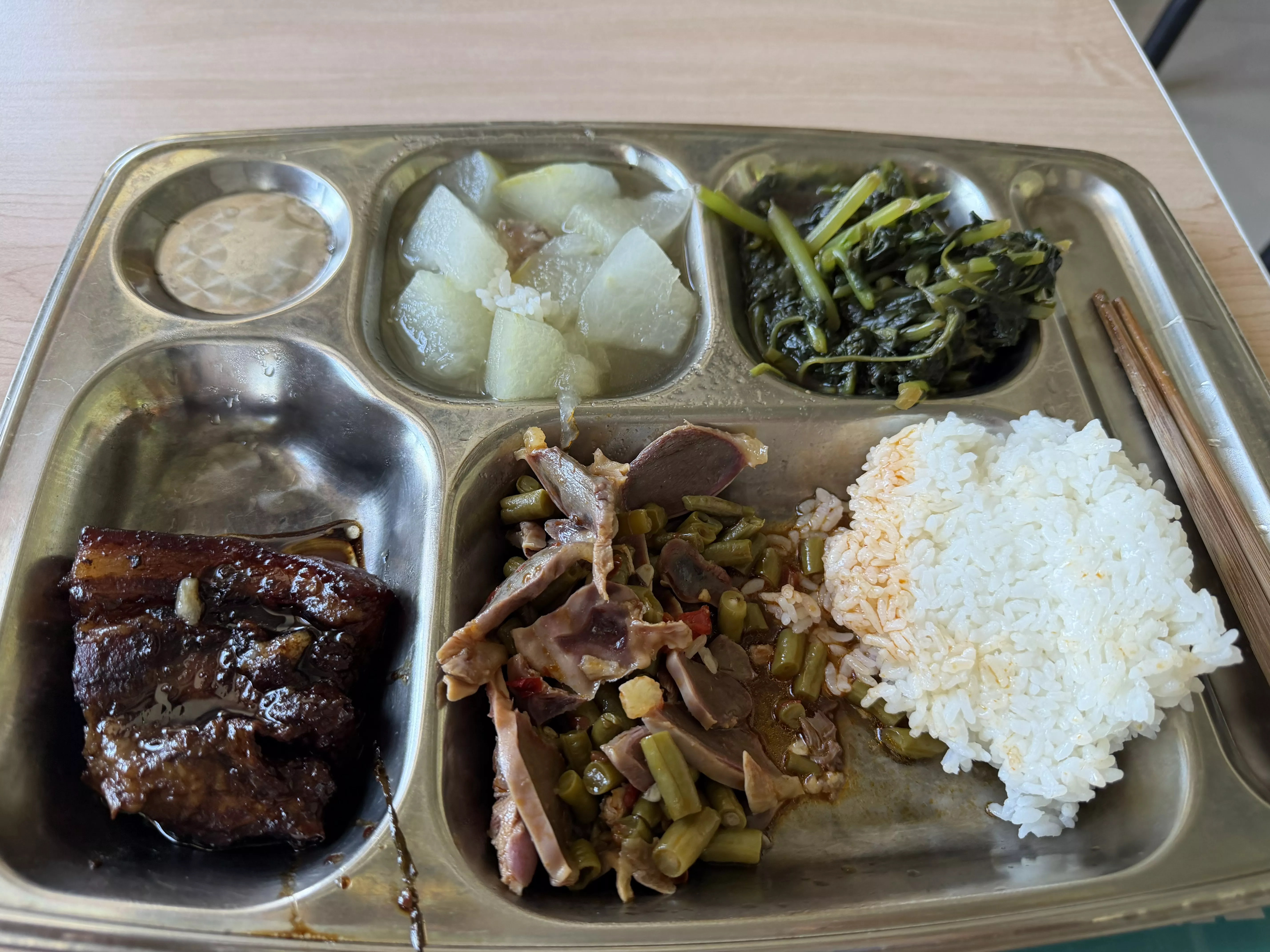 吐槽下食堂的伙食